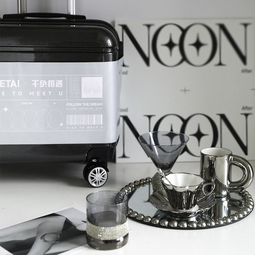 玻璃杯杯盘组合轻奢风网红ins