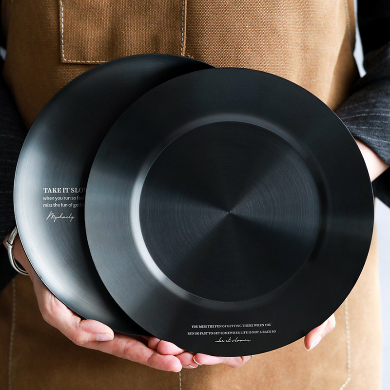 LIVETAI不锈钢定制盘创意个性