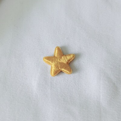 星星衣服装饰贴布贴花3M胶自粘胶黄星星龙骧包配件闪闪星星