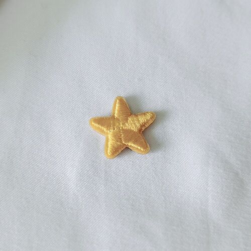 星星衣服装饰贴布贴花3M胶自粘胶黄星星龙骧包配件闪闪星星