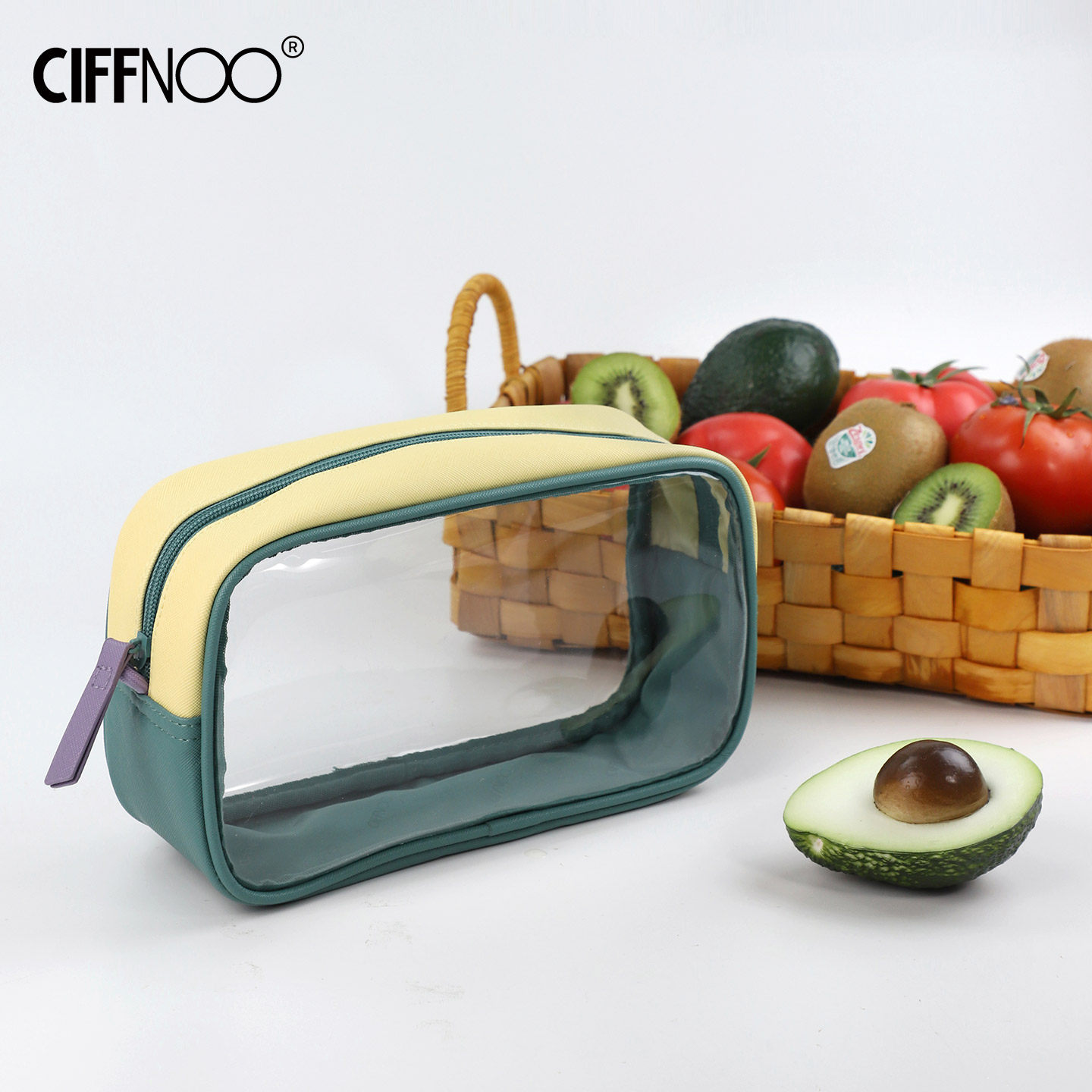 Ciffnoo便携化妆包女旅行收纳包多巴胺撞色透明防水随身化妆袋小,收纳整理,化妆包,淘宝优惠券,粉丝福利购,淘宝优惠卷