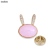 可爱生肖小兔子胸针女高档迷你时尚 防走光扣百搭领针领花强磁扣