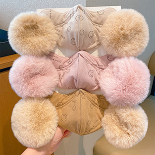 次日达儿童保暖口罩冬冻季加宝宝防风御寒绒防面罩耳体罩一男孩女