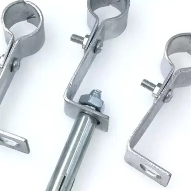 燃气管道管卡 4分6分固定管卡 管夹直角卡箍 M8膨胀螺固定支架