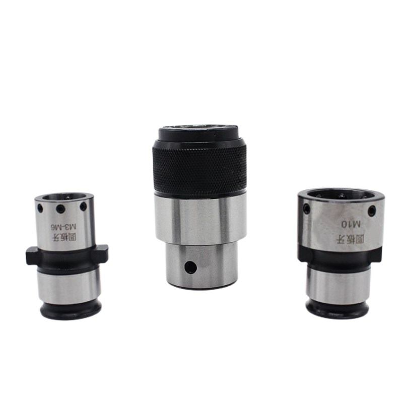 小台钻攻丝机夹头板牙套GT12 G24-M3-24快换夹头外丝板牙套丝器