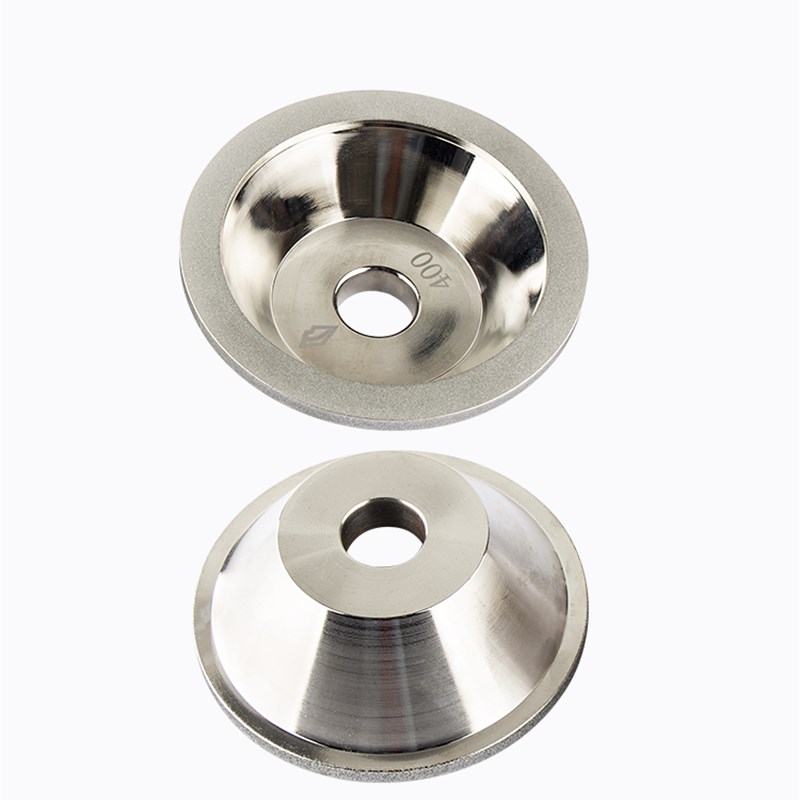 台湾一品金刚石碗型砂轮磨刀机砂轮片钻石合金砂轮100mm磨钨钢刀