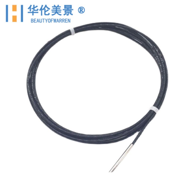 特细进口芯pt100铂热电阻温度传感器三线制1.5mm2mm四线制探头