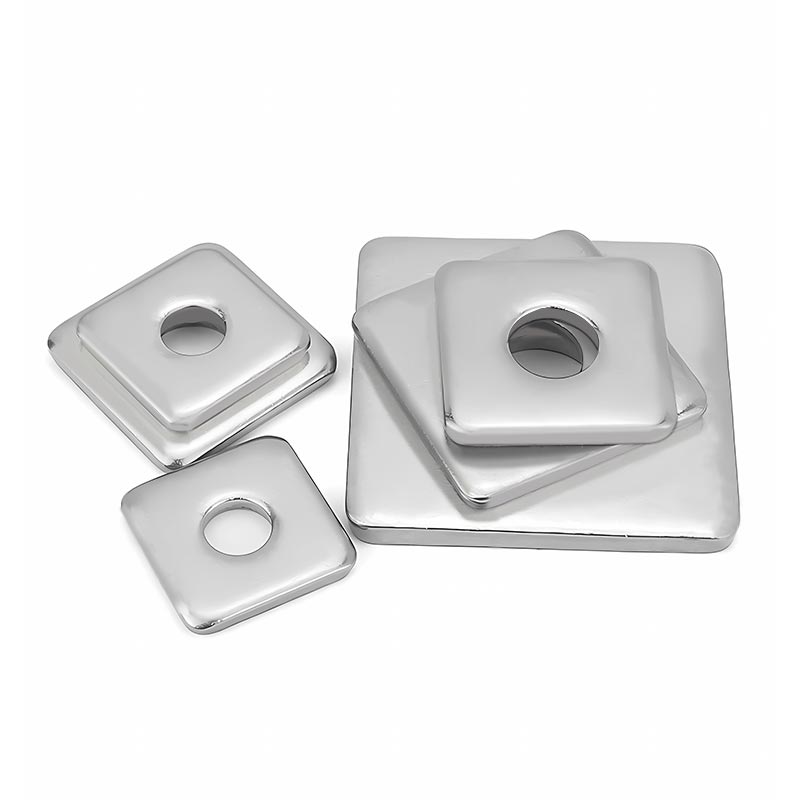 304不锈钢加大加厚四方垫片正方形金属方垫平垫圈M4M5M8M10M12M24