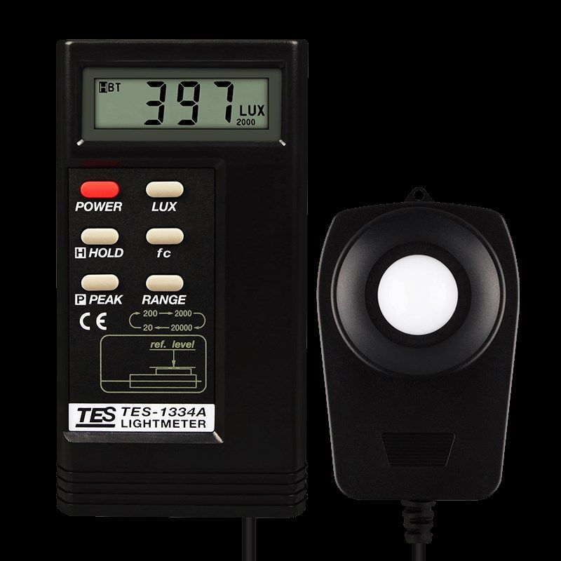 台湾泰仕TES1330A数字光照度计照度仪TES1334A光亮度仪TES1332A