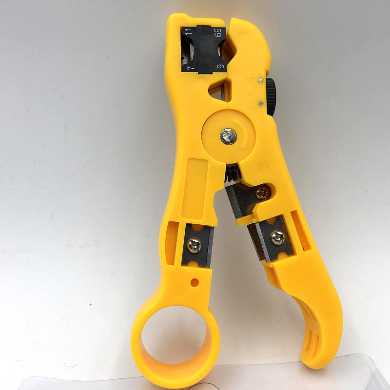 HT-352剥线刀多功能旋转剥线器网线剥线钳电话线同轴电缆剥皮器
