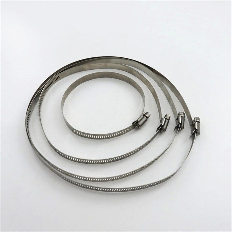 不锈钢卡箍管卡美式喉箍抱箍管箍油烟机管道管夹水管支架桥架卡扣