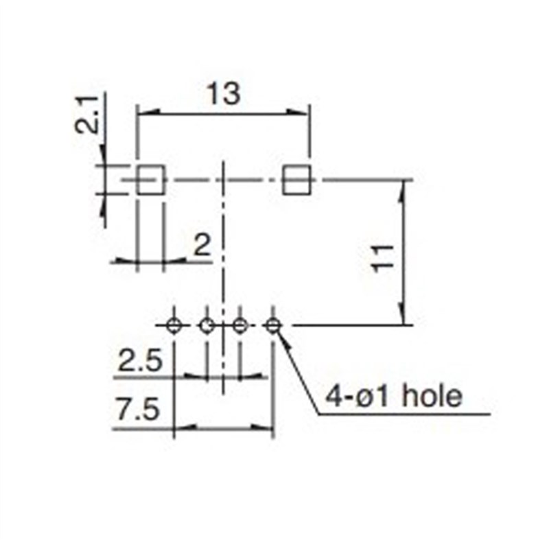 RK11型4脚位单联B10K B103轴长18MM功放音响四脚立式音量电位器
