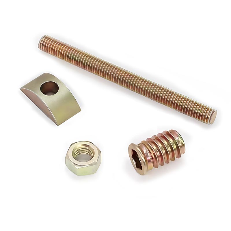 家具四合一连接件偏心轮螺母配件固定件五金连接橱柜衣柜螺丝螺钉