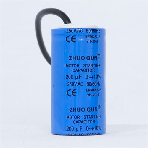 CD60交流电动机启动电容器100-500f 110V-230V单相电机启动电容