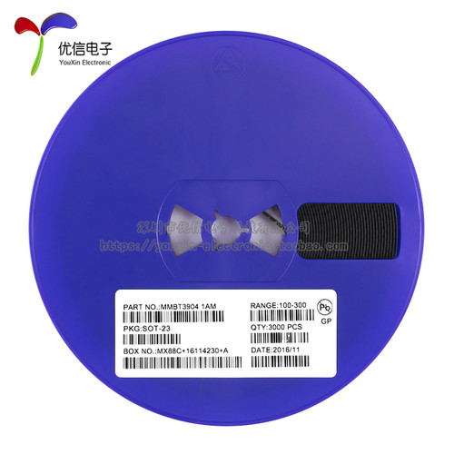 贴片 MMBT3904LT1 1AM 100MA 三极管 SOT-23 (20只)
