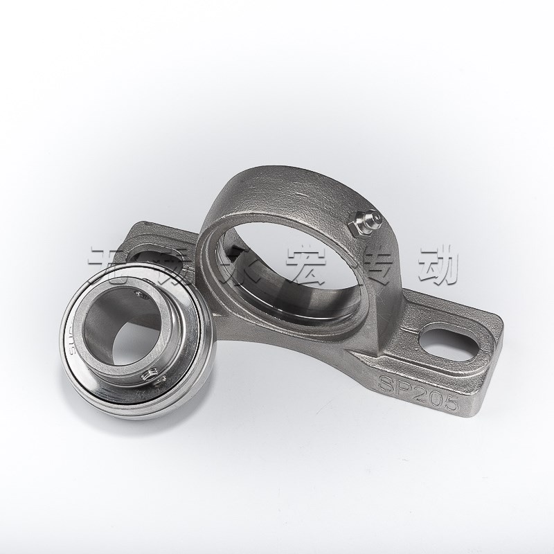 不锈钢轴承座外球面轴承带立式座SUCP204 205 206 207 SP208 P209