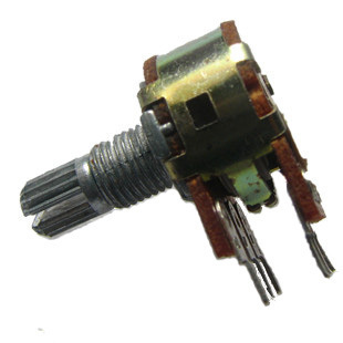 WH148双联电位器B型5K,10K,20K,50K,100K 250K 500K 1M 花轴