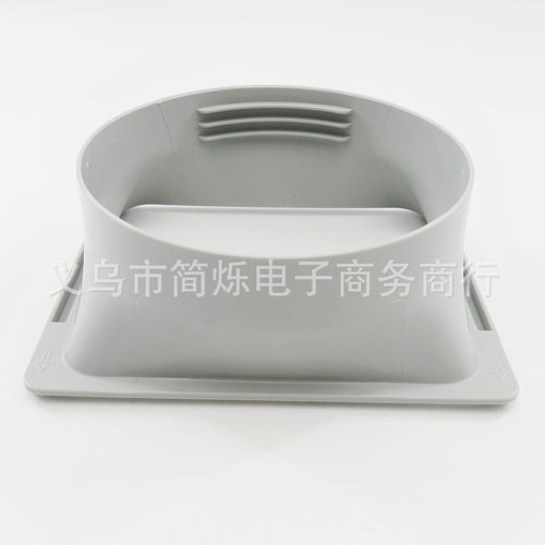 移动空调配件150mm用通风排风管软管适配器挡板接头空调外机接口