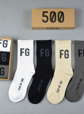 ESSENTIALS FOG FG1977 袜子男长袜ins潮流女春夏AJ搭配纯棉高街