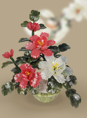 盆景客厅玄关摆件乔迁送礼工艺品