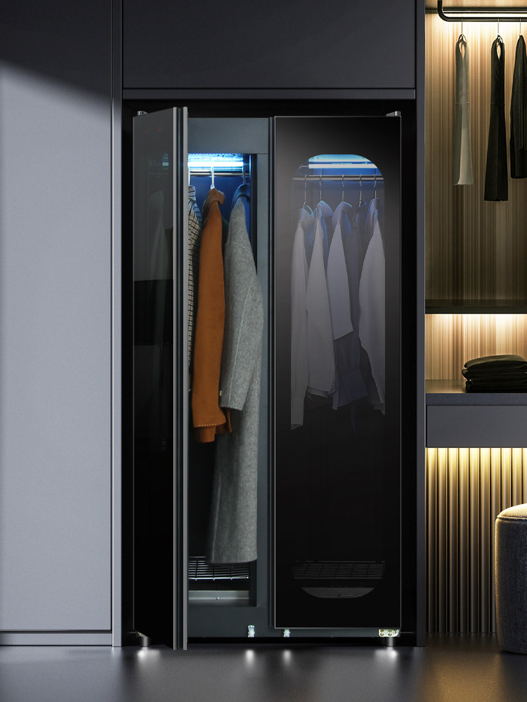 豪金家用衣物消毒烘干衣柜商用双门智能快干家用衣物烘干机