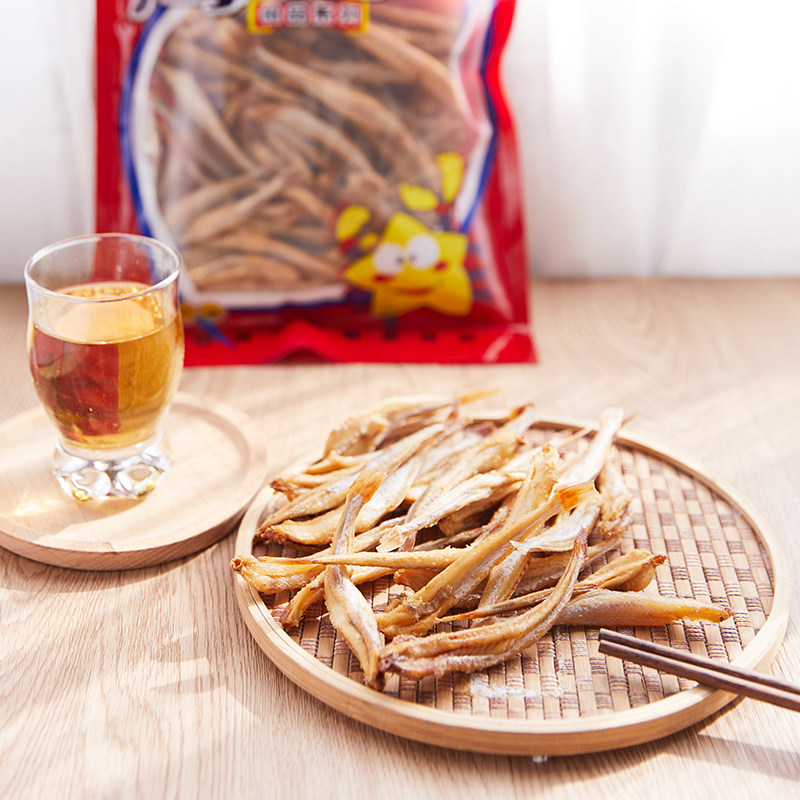福建海鲜特产即食咸鱼干500克鸡腿酒吧KTV小菜专用小鱼干海鲜干货