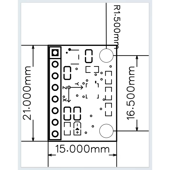 绿深六轴ICM42688姿态传感器模块