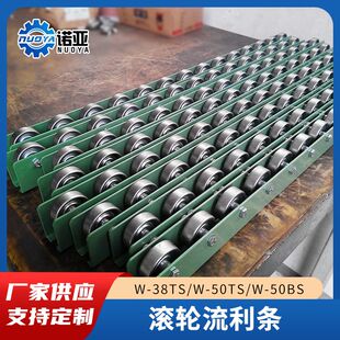不锈钢滚轮流利条W-38TS/W-50TS/W-50BS重型镀锌钢板