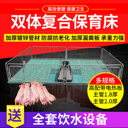 复合板双体保育床养猪场养殖产床