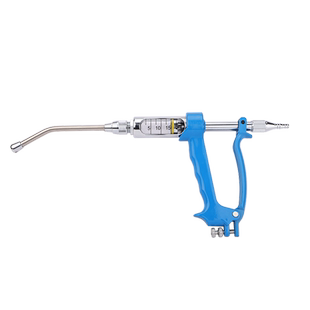 兽用灌药枪 不锈钢牛羊喂药器金属饲喂枪连续投药猪牛羊喂药神器