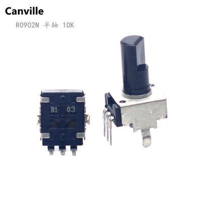 Canville R0902N-B10K-L-20F 半轴 RV09型电位器 2K/5k/500K/柄20