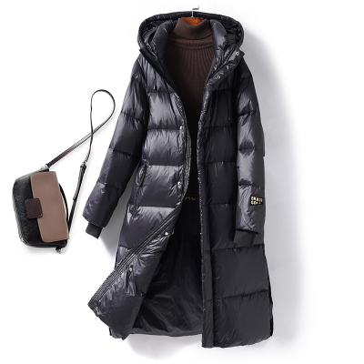 中长款过膝宽松休闲羽绒服外套