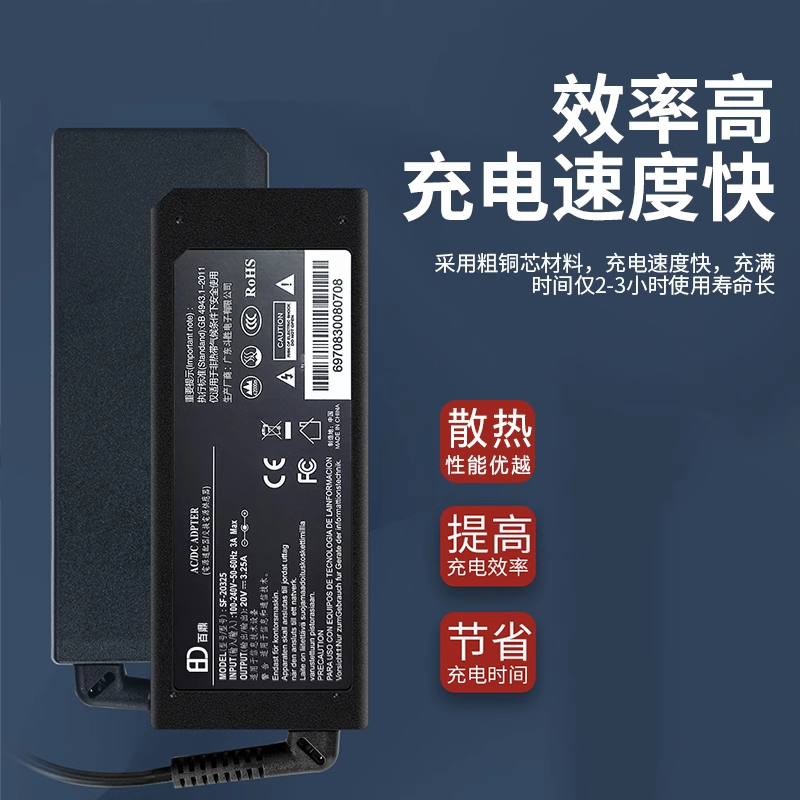 Lenovo 65W ThinkPad Charger Square Port with Pin - Taobao product photo 2