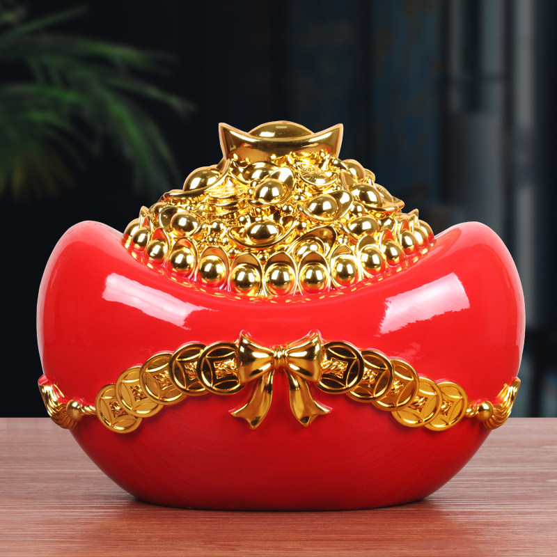 金元宝聚宝盆存钱罐摆件可存可取客厅酒柜玄关装饰品开业乔迁礼品,节庆用品/礼品,储蓄罐,淘宝优惠券,粉丝福利购,淘宝优惠卷
