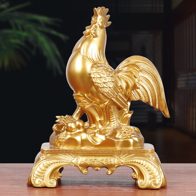 大吉大利公鸡办公室桌摆设礼品