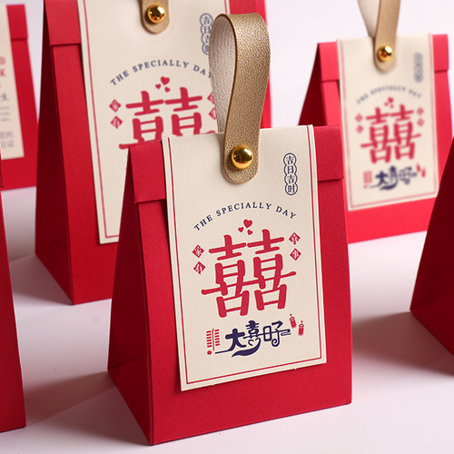 手提喜糖盒2026新款加厚特种纸