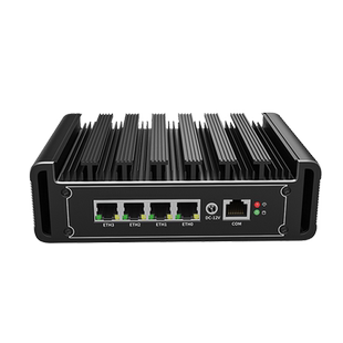 倍控 I7-1165G7酷睿11代I5多网卡工控机ros软路由器奔腾7505无风扇视觉工控自动化设备控制linux centos avx