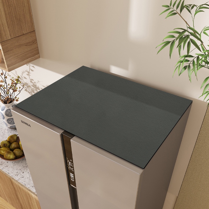 冰箱盖垫双开门家用冰柜顶防尘罩床头柜简约防尘盖巾洗衣机垫盖布