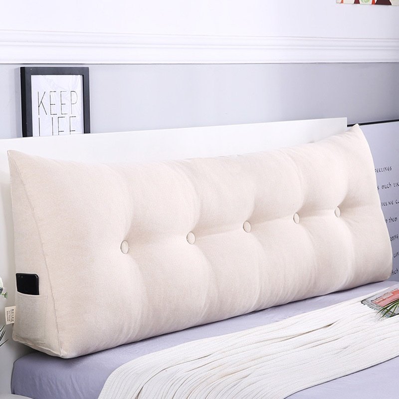 亚马逊直供软包床头靠垫大靠背三角床上靠背软包靠枕护腰枕可拆洗,居家布艺,抱枕被,淘宝优惠券,粉丝福利购,淘宝优惠卷