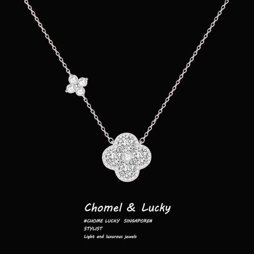 送闺蜜~闪耀四叶草项链