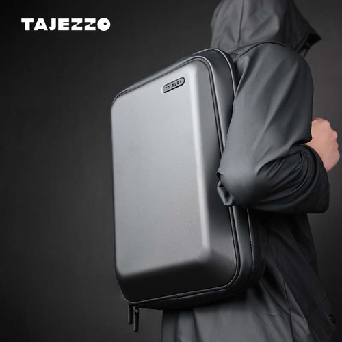 原创簿款硬壳电脑包商务双肩包