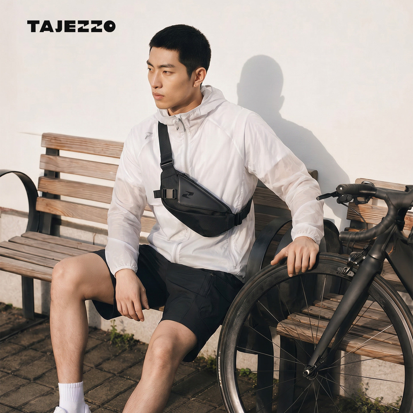 TAJEZZO探迹者新品机能斜挎小包N3mini户外通勤小胸包骑行背包男