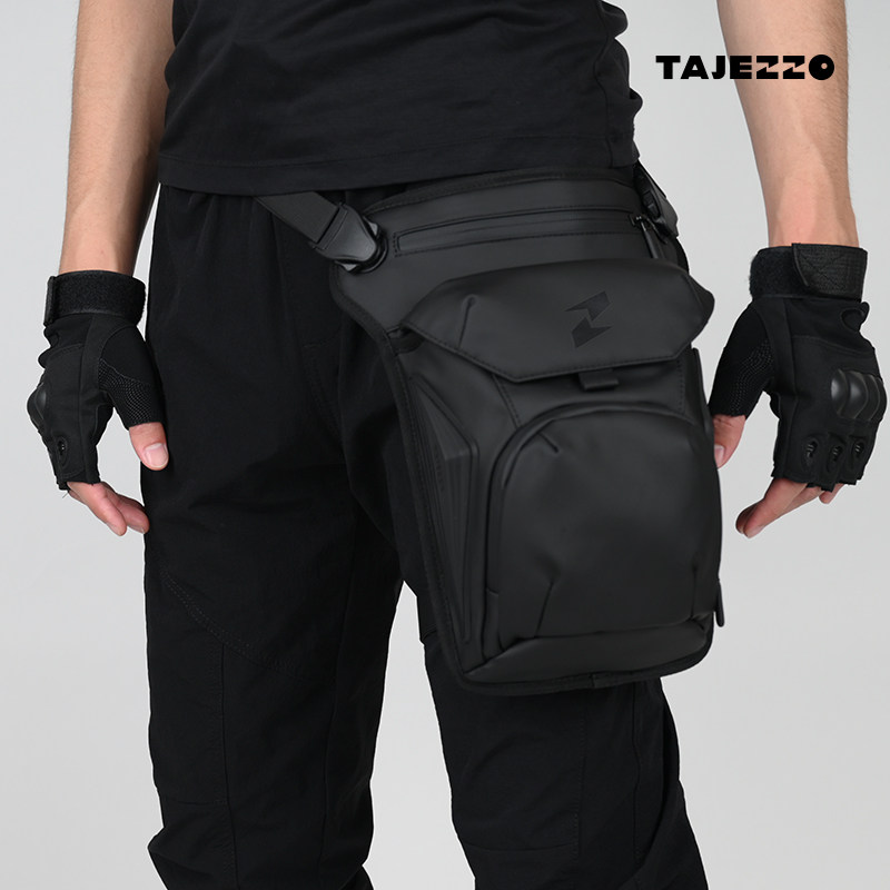 TAJEZZO/探迹者N9骑行腿包机车户外运动工具包摩托车战术腰包男款