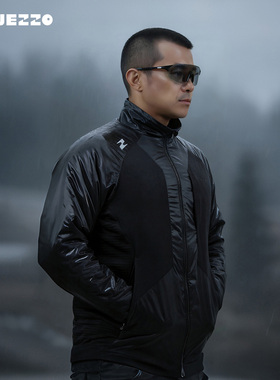 TAJEZZO探迹者M04金标P棉针织拼接保暖显瘦内胆可外穿外套立领男