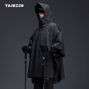 TAJEZZO探迹者新品 斗篷雨衣户外登山露营防风雨衣便携收纳J10 长款