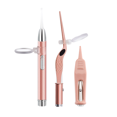 挖耳勺掏耳发光带灯软头宝宝掏耳勺儿童可视采耳朵屎镊子工具