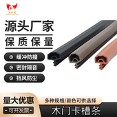 015木门卡槽条门窗隔音防尘降噪密封条木门减震 035 一米