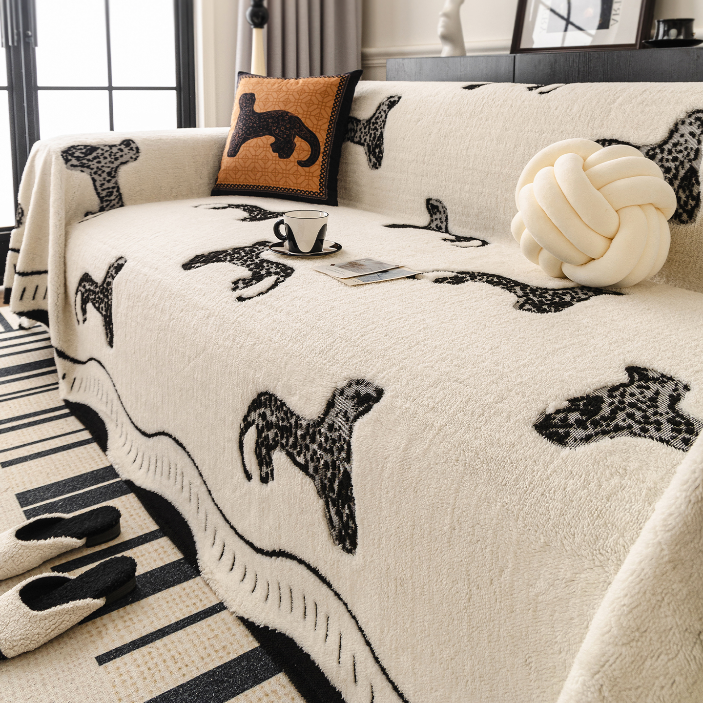 2025新款加厚防猫抓保暖沙发套罩