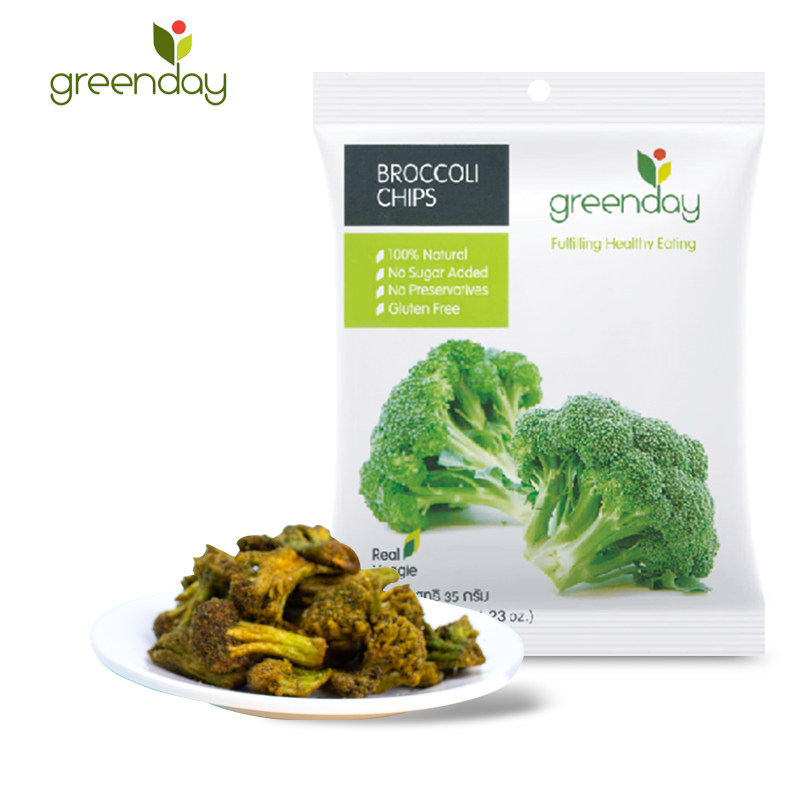 greenday泰国原装进口西兰花脆片即食蔬菜干 健康休闲零食小吃35g在类目 零食/坚果/特产, 蜜饯/枣类/梅/果干, 蔬果干中 - 来自Buy2taobao.com提供专业的淘宝代购服务