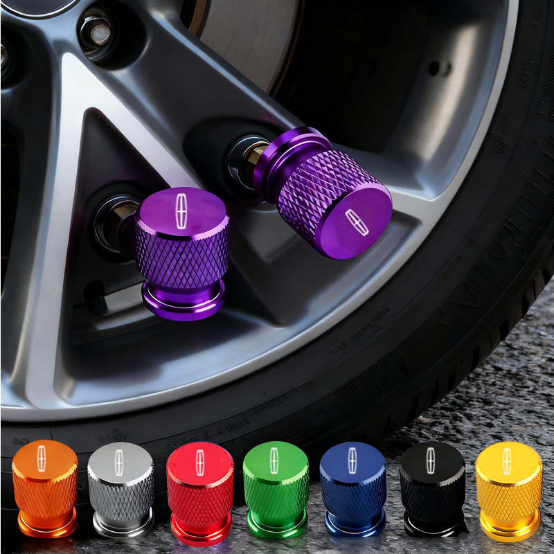 适用林肯冒险家航海家飞行家林肯Z汽车轮胎气门嘴帽保护盖改装饰